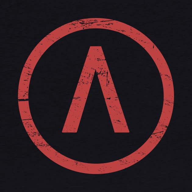 Red Sparta Lambda Symbol by MeatMan